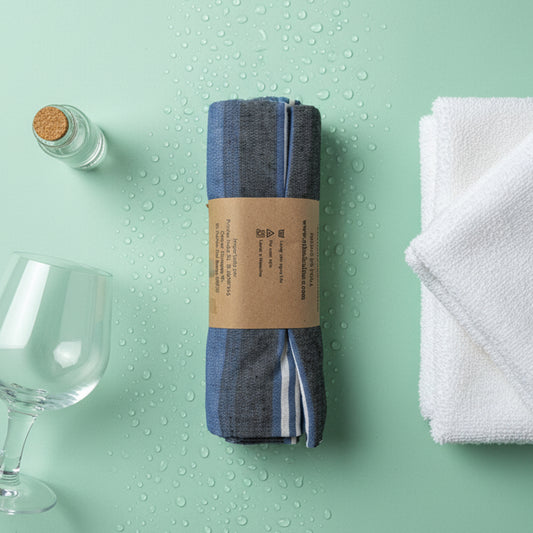 Fouta Striped Cotton Towel - 100x200cm