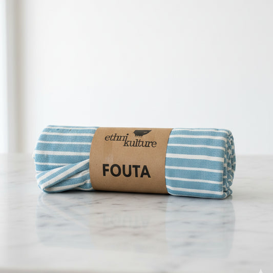 Fouta Striped Cotton Towel - 100x200cm