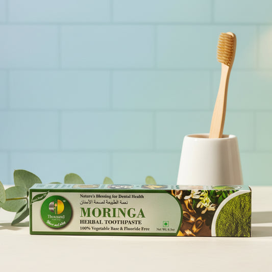 Moringa Herbal Toothpaste - 100% Vegetable Base & Fluoride Free