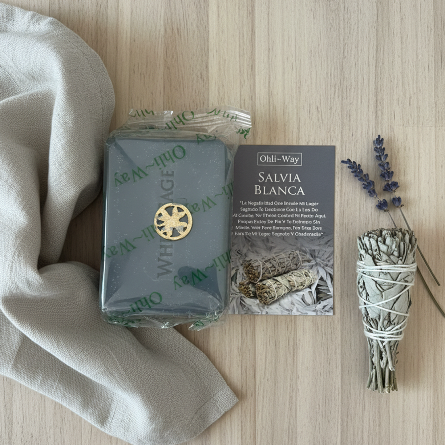 Ohli-Way White Premium Sage Soap - Salvia Blanca