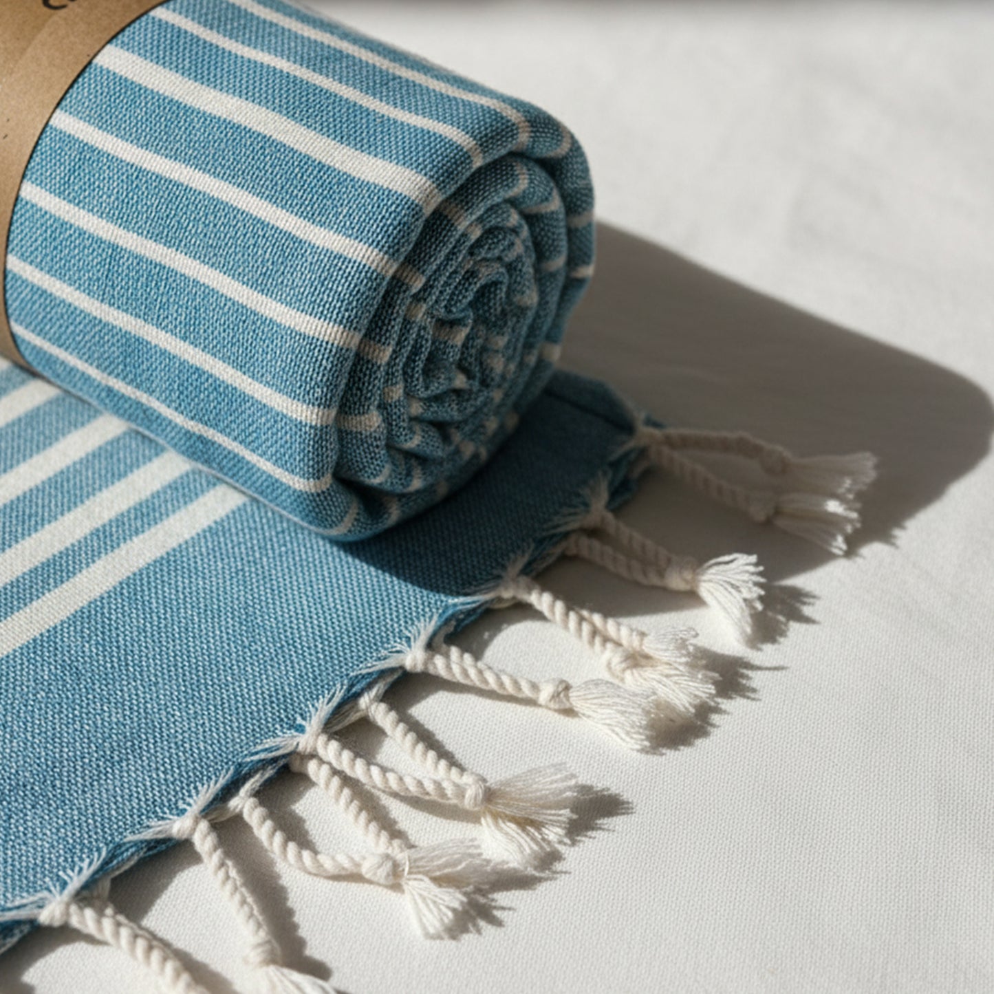 Fouta Striped Cotton Towel - 100x200cm
