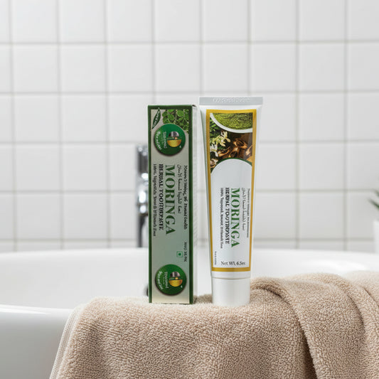 Moringa Herbal Toothpaste - 100% Vegetable Base & Fluoride Free
