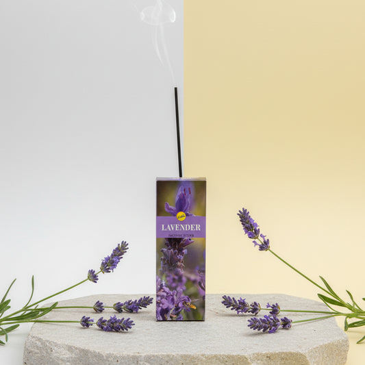 Hexagonal Incense Sticks (6pk/box) – Lavender