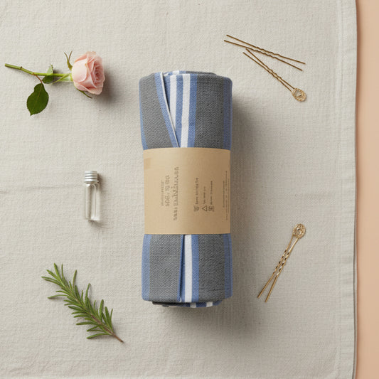 Fouta Striped Cotton Towel - 100x200cm