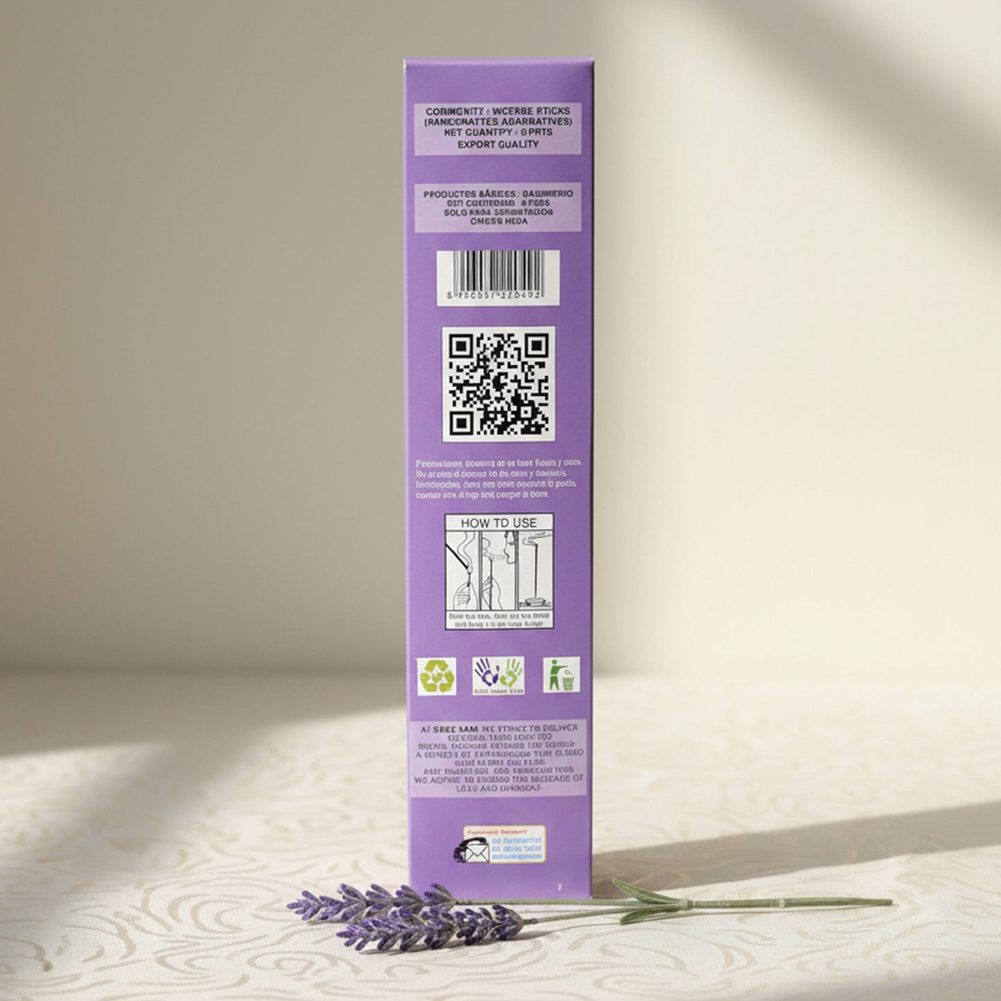 Hexagonal Incense Sticks (6pk/box) – Lavender
