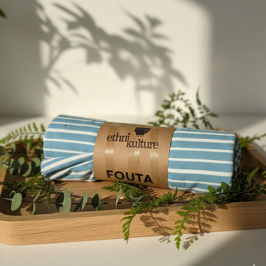Fouta Striped Cotton Towel - 100x200cm