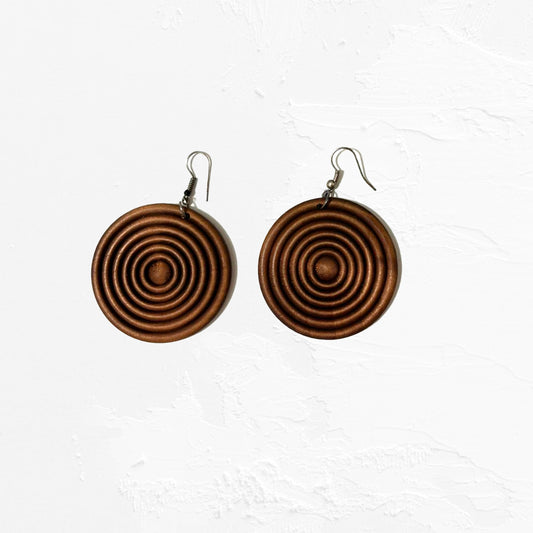 Traditional Ethnic Black and Gold Teardrop Dangle Earrings Set -13